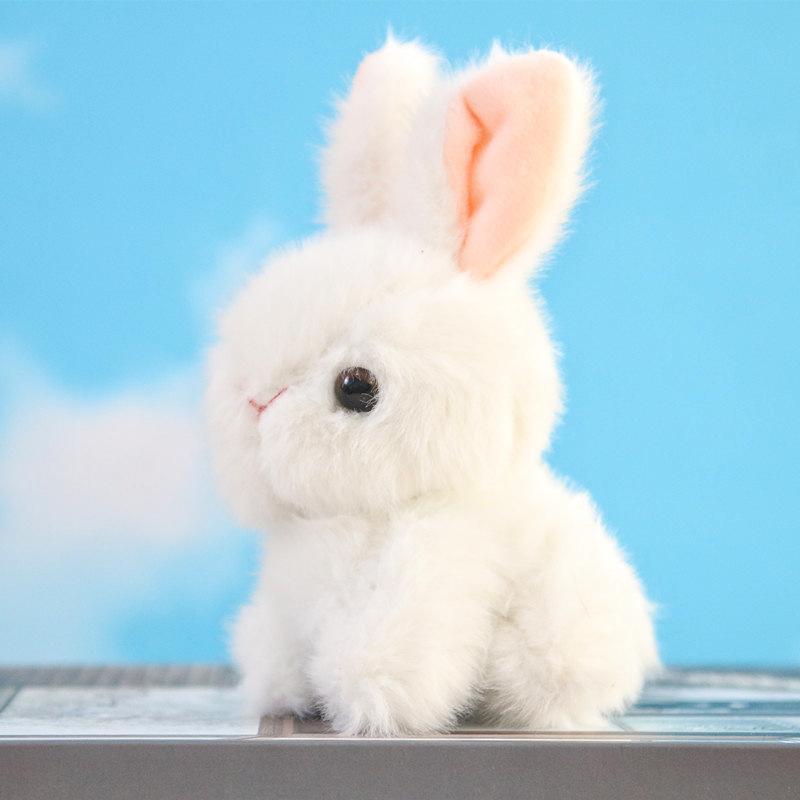 Ultrasoft Stuffed Animal Plush Bunny Rabbit Toy for Kids Girl Lovely Animal Doll Baby Toy Plushie Handbag Ornament Pendant