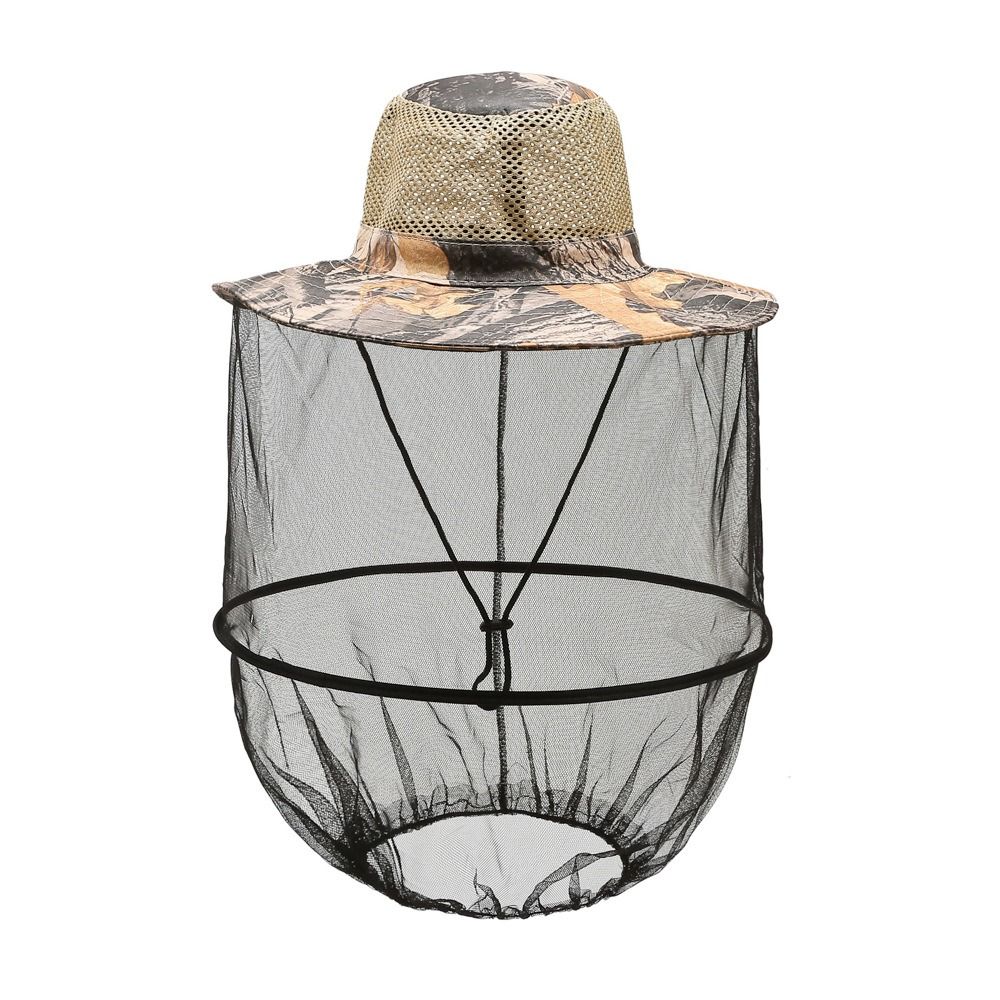 Outdoor Sunscreen Fishing Sun Cap Repellent Protection Insect Proof Cap Mosquito Hat for Men Women