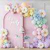 141Pcs Daisy Balloon Garland Arch Macaron Candy Colored Balloon Girls Princess Birthday Party Wedding Decor Baby Shower