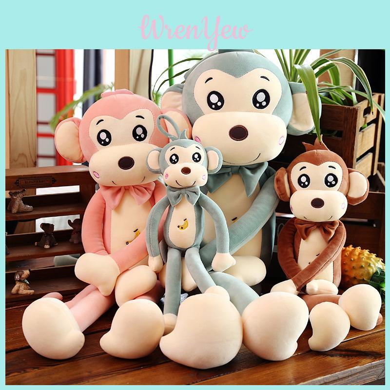 Water Crystal Ultra Soft Beibei Monkey Plush Toy Stuffed Animal Doll Children's Birthday Gift