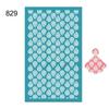 New Self-Adhesive Silk Screen Stencils for Polymer Clay Leaf Flower Decor Reusable Mesh Transfer Printing Earring Jewelry Making