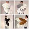 Stage Performance Girl Plush Animal Wings Role Play Cosplay Props  for Halloween Party