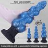Realistic Canine Silicone Dildo - Dual-Use Adult Toy for Men/Women, Anal Stretcher, SM Play, Phallic Design with Suction Cup Base