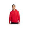 Nike Club Futura Solid Logo Вышитый простой модный удобный свитшот Мужской свитшот University-Red White FN3867-657