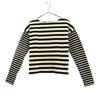 RHC Made In Japan Border Long Sleeve Boat Neck T-shirt Women Used