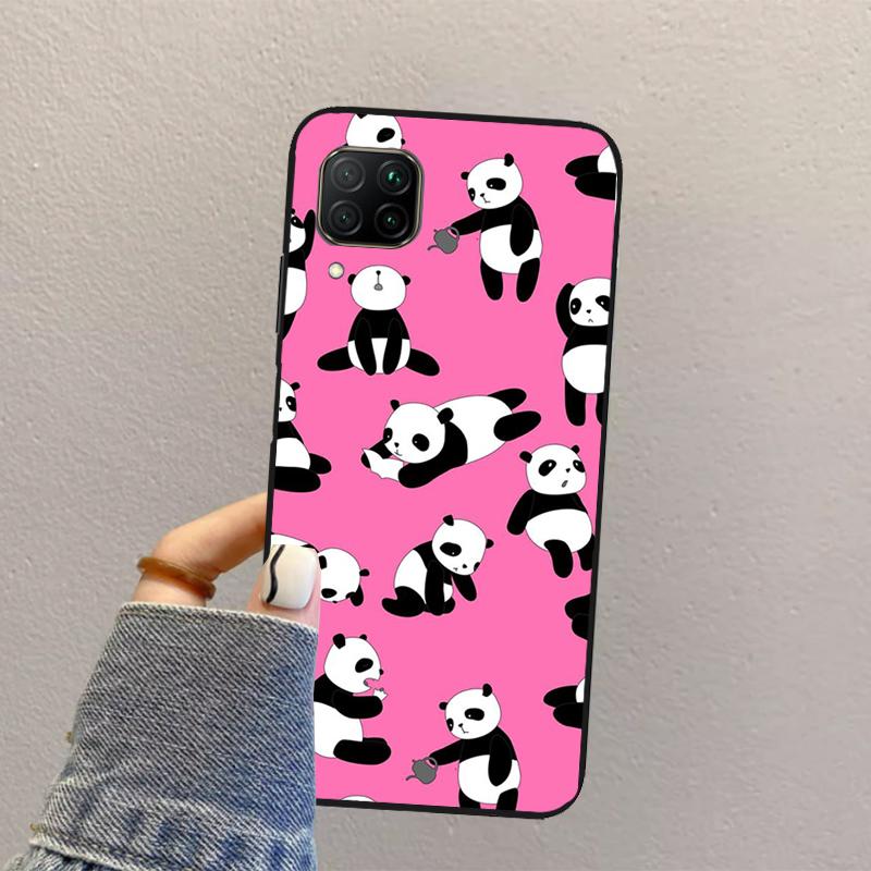 Животное Панда Для Huawei Nova Y73 Y72 Y61 Y91 Y70 Y60 Y90 12s 12i 11i 8i 9 10 SE P30 P40 Lite P60 Pro Чехол