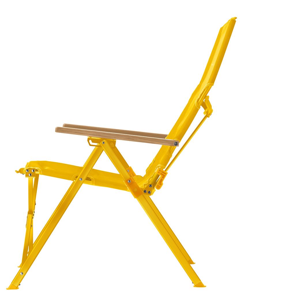 COLEMAN Ray Chair Yellow (Amazon Exclusive Color) 3-Stage Reclining Folding High Back 2195980