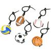 Personalized Keychains Featuring Baseball, Soccer, Basketball, And Volleyball Balls; Leather Bag ; Gifts For Rugby, Soccer, And Sports Enthusiast