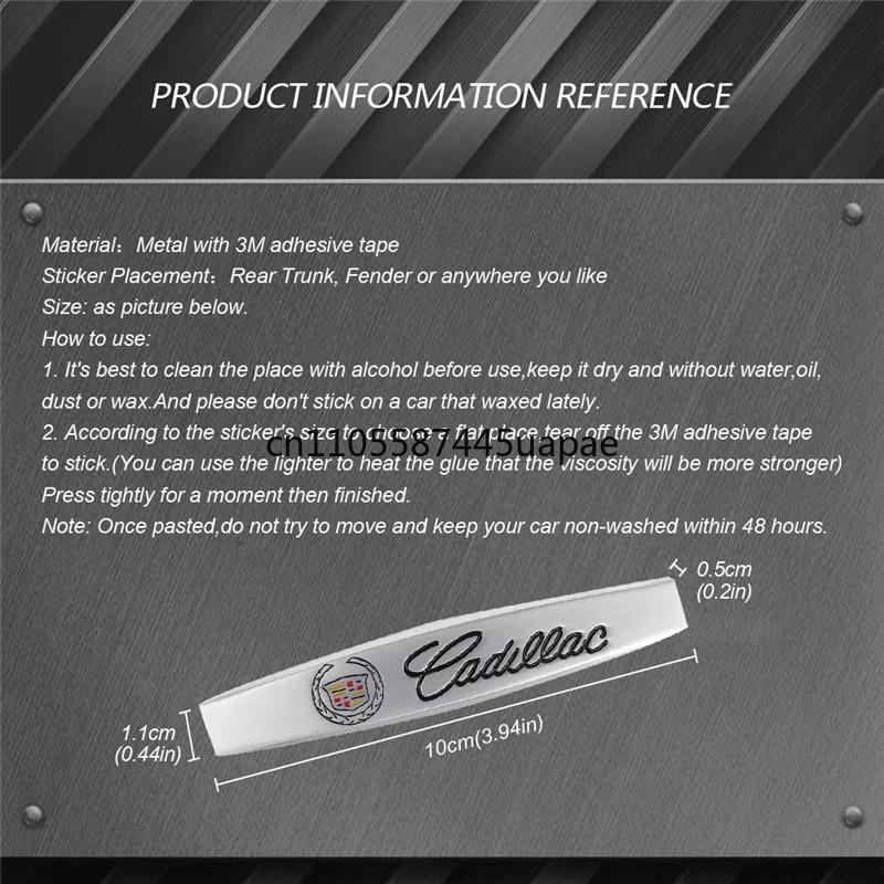 For Toyota Land Car Door Side Stickers Protection Badge For Cadillac Escalade CTS ATS SRX Deville BLS XT4 XT5 XT6 STS XTS SLR XLR CT4 CT5 CT6