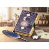 Celestial Sun & Moon Leather Journal with Lock: Wiccan Book of Shadows