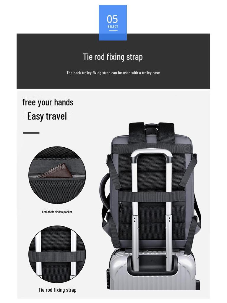 Набор дорожных рюкзаков большой вместимости с отделением для сухого/влажного - Идеально подходит для деловых поездок