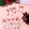 Christmas X Max Snow Manicure Decor Sliders Relief Engraved 5D Embossed Nail Stickers Nail Art Sticker Decal