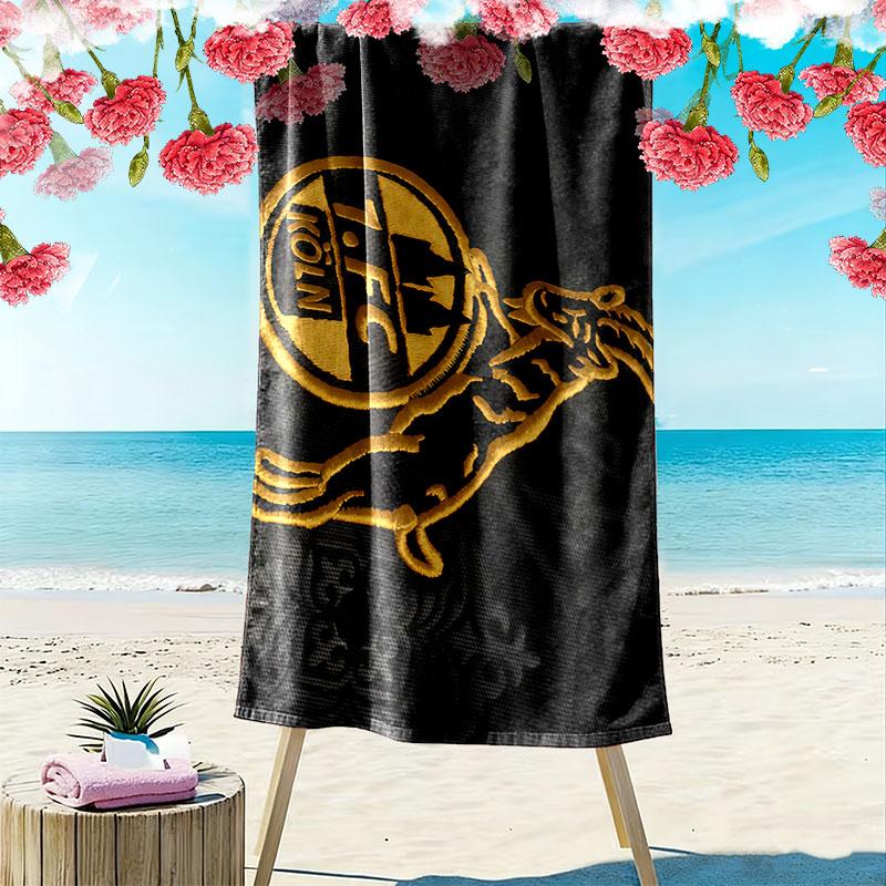 FC Köln Logo Print Beach Towel, Large Soft Quick Dry Towel for Beach Camping Swimming