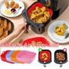 Reusable Airfryer Pan Liner Accessories Silicone Air Fryers Oven Baking Tray Pizza Chicken Airfryer Non-stick Silicone Mould