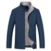 Spring and Autumn New Men's Jackets for Middle-aged and Elderly Business Casual Stand-collar Loose Coat Jackets