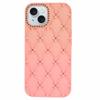 For iPhone 15 Case Rhinestone Decor Rubberized TPU Phone Cover