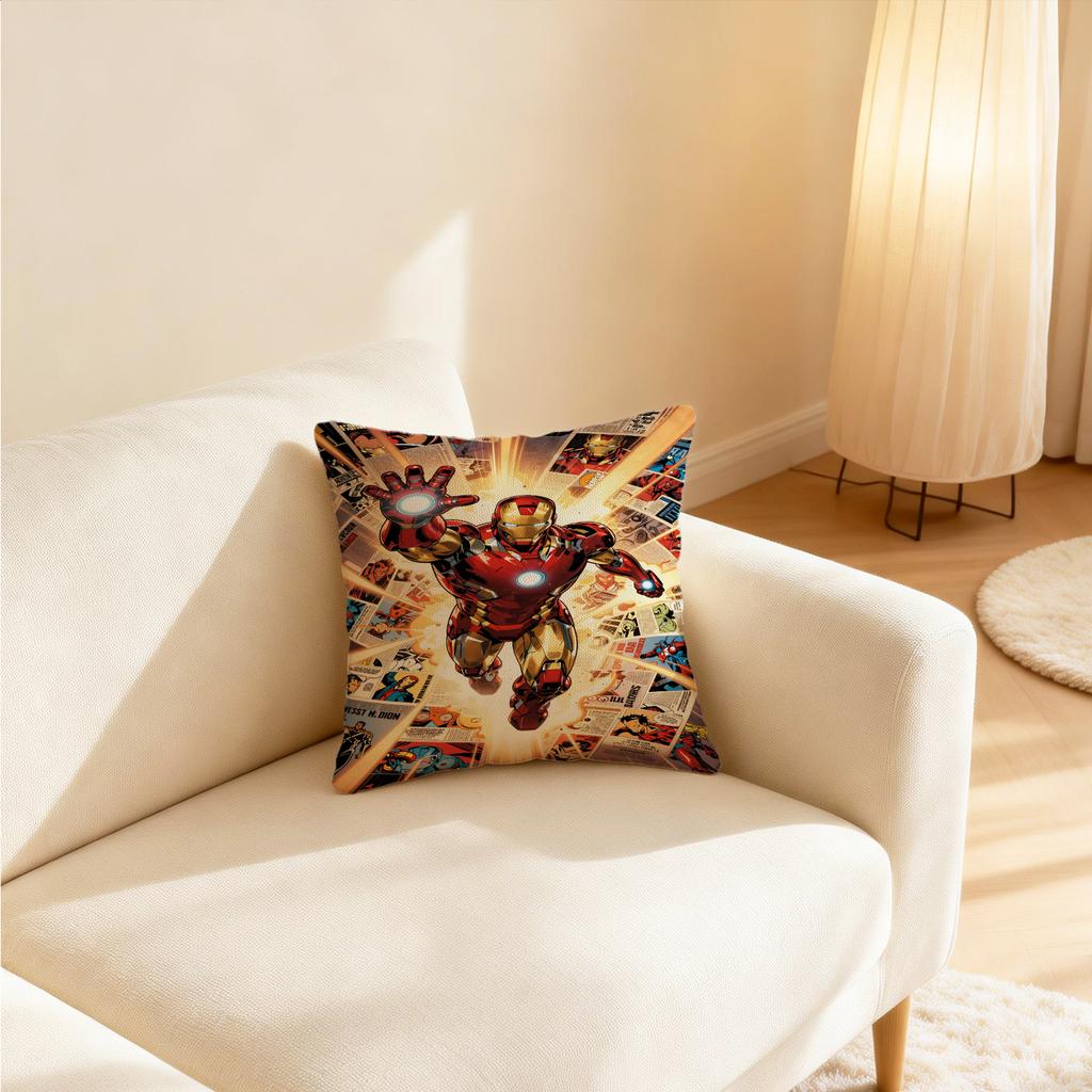 Throw Pillow Cushion Accent Pillow Includes Pillow Core 18.18 Inch Hero Dragon Print Soft Cozy Bedroom Indoor Home Decor Pillow