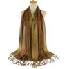 Plain Fashion Print Glitter Tassels Cotton Lurex Plaid Stripe Scarf Long Hijab Muslim Scarves/scarf 60x180cm
