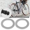 eMagTech Bicycle Pedal Thick 304 Stainless Steel Pedal Washers for Pedal Axle Crank Bike Mountain Bike Road 4pcs Washers, 1.5mm 9/16" Bike,