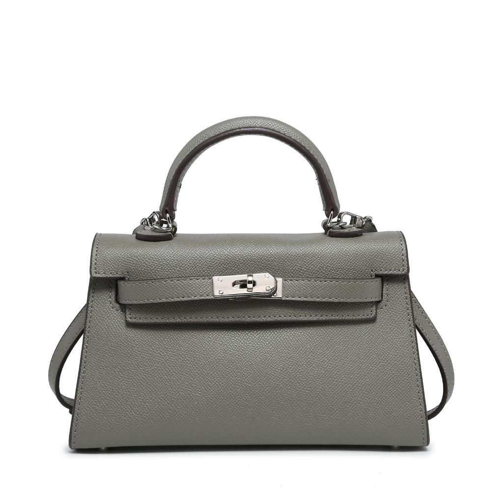 Горячая сумка второго поколения без пуха из натуральной кожи, высококлассная модная женская мини-сумка для ношения в руке, текстурная сумка-тоут