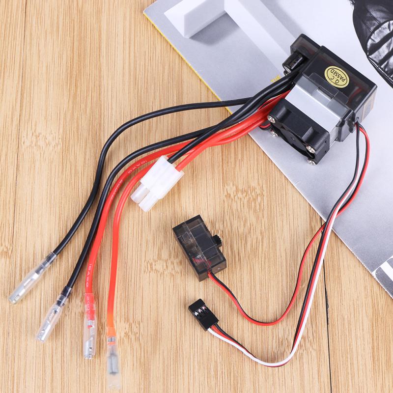 7,2-16 В Высоковольтный ESC 320A Матовый вентилятор контроллера скорости для радиоуправляемого автомобиля Грузовик Лодка