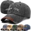 Unisex Baseball Cap M Letter Embroidery Dad Hat Women Men Outdoor Washed Cotton Cap