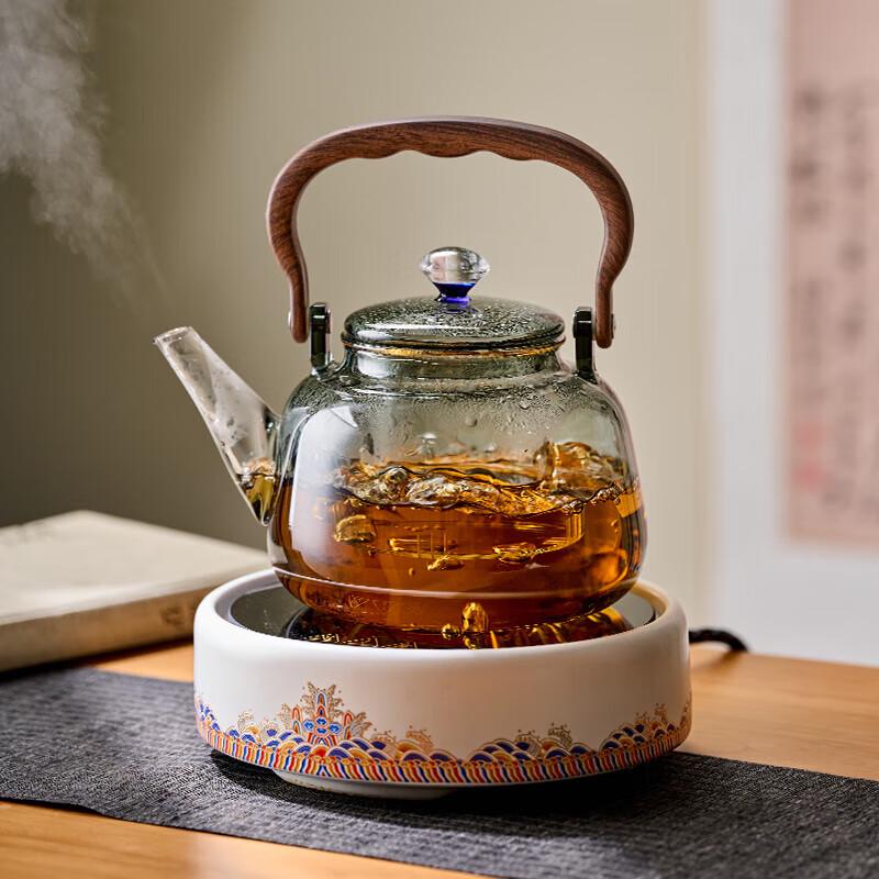 Heat-Resistant Glass Teapot with Infuser
