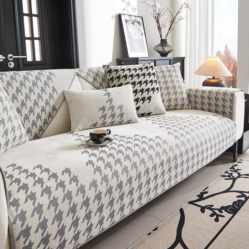 Современный простой чехол для дивана Stooth, все включено, шенилл, универсальный защитный чехол для дивана на все времена года, пылезащитный коврик для мебели, одеяло