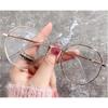 Trend Anti-blue Light Glasses Women Vintage Octagonal Frame Eyeglasses Transparent Computer Glasses Optical Spectacle Eyeglass