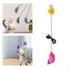 Дверная подвесная мышь, игрушка-тизер для кошек, интерактивный звук для упражнений для домашних кошек