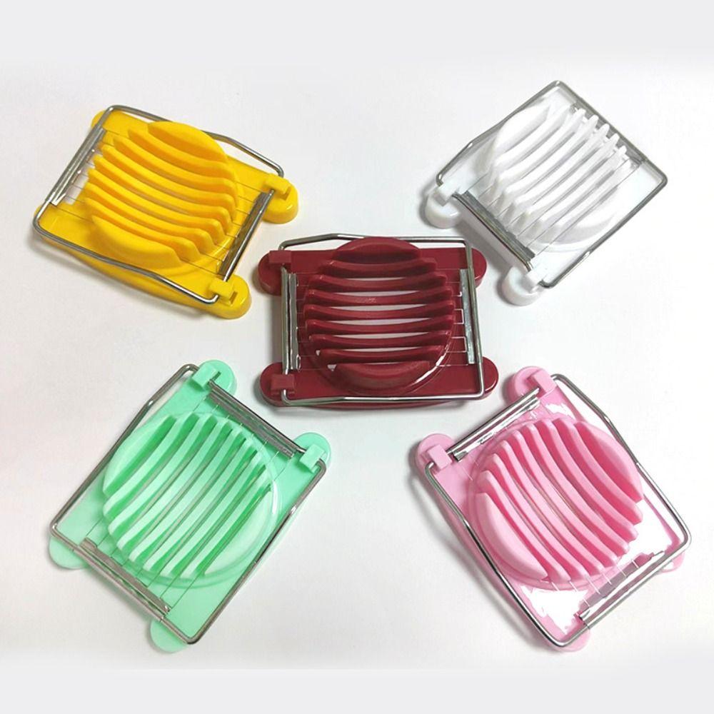 Manual Food Boiled Egg Slicer Stainless Steel Fruit Salad Cutter Egg Chopper  Kitchen Accessories