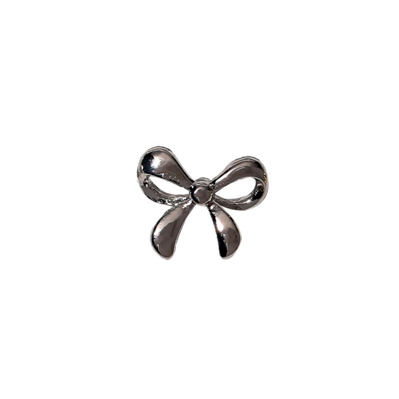 10pcs Luxury Kawaii Bow Nail Art Charms 3D Japanese Alloy Bow Tie Jewelry Nail Rhinestone Decoration DIY Accessories