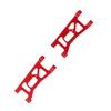 2PCS Front Lower Suspension Arms Set Alloy RC Front Lower Arm Replacement for 1 24 RC Car Upgrade Parts Red