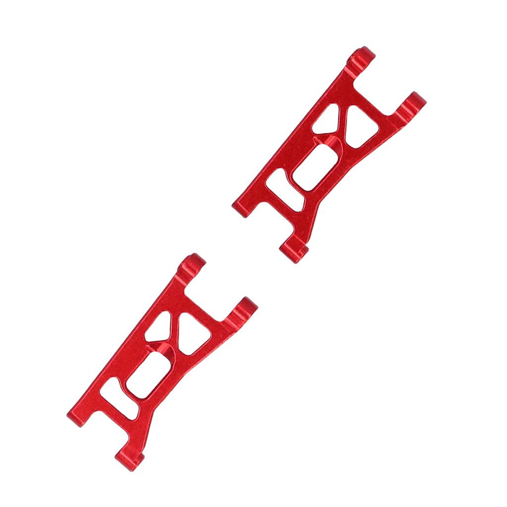 2PCS Front Lower Suspension Arms Set Alloy RC Front Lower Arm Replacement for 1 24 RC Car Upgrade Parts Red