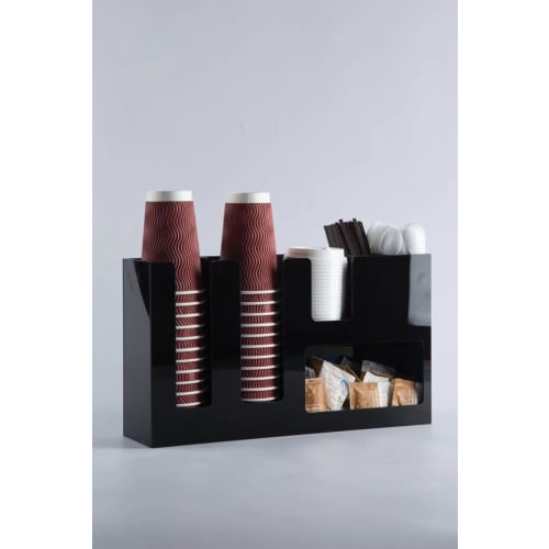 Paper cup holder, cup stand, coffee cup holder, paper cup holder, cup stand, for use in coffee shops and other commercial establishments (acrylic, no