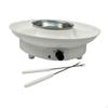 Electric Fondue Pot Set EU Plug Kitchen Gadgets for Dippings Entrees Candies White