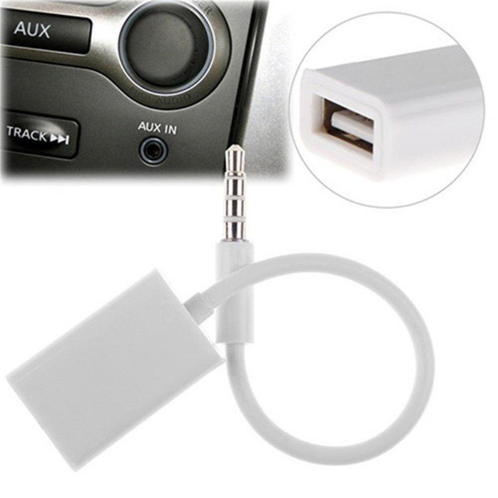 USB 2.0 Женский USB Женский К 3.5 мм Автомобильный Аудио Кабель Автомобильные Аксессуары