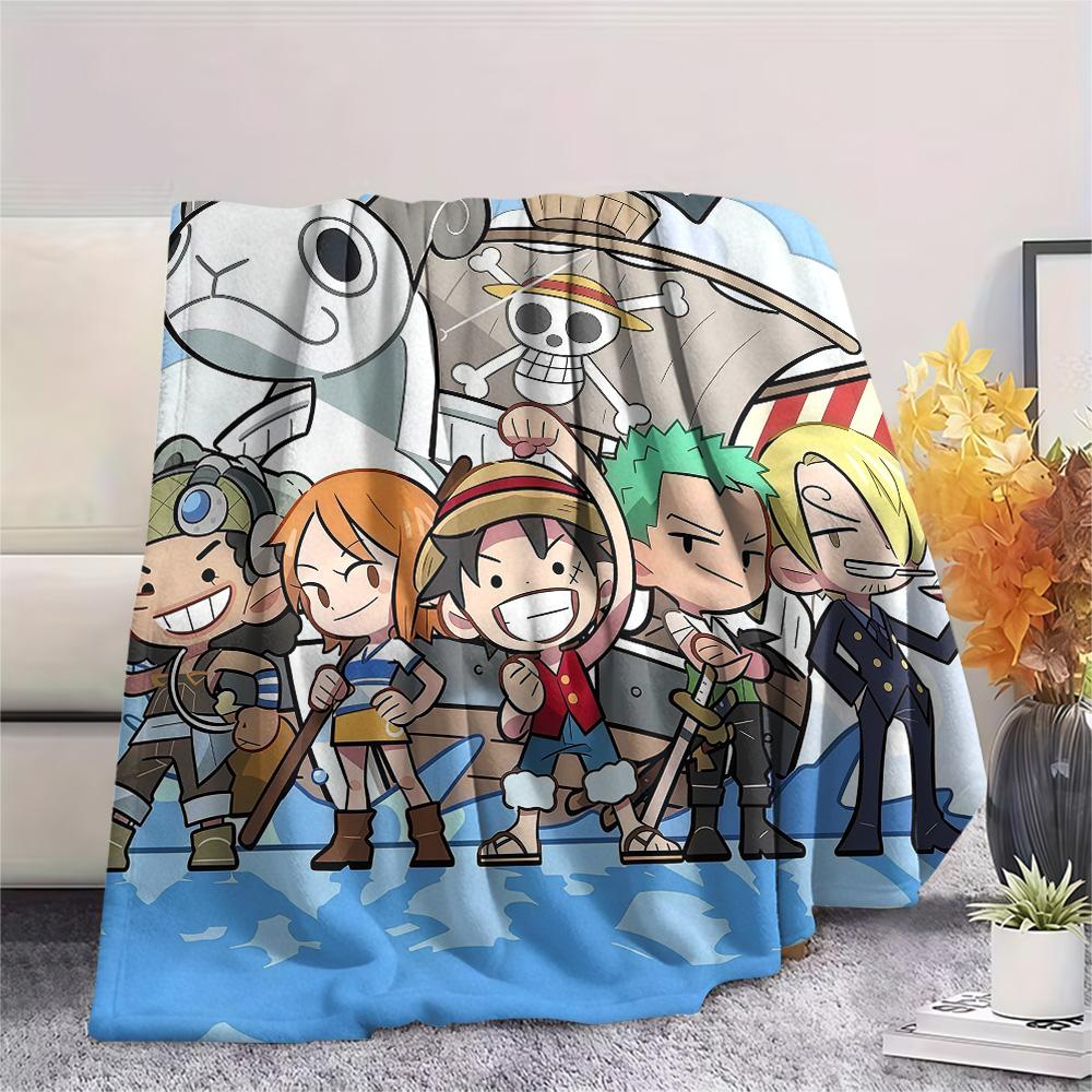 One Piece2 Flannel Blanket, High quality Comfortable for All Seasons, Home Decor, Warmth and Comfort