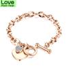 Ювелирные изделия Love, индивидуальные универсальные ручные украшения, популярные браслеты из титановой стали для женщин