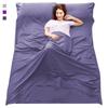 Compact Travel Sleeping Bag Liner Portable Sleeping Sack Outdoor Camping Hotel Travel Single Double Sheet for Adventure Hiking