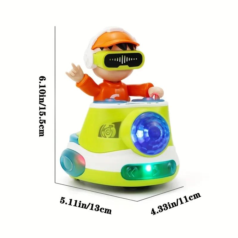 Прыгающий диджей Мальчик Музыкальные игрушки для малыша Игрушка для времени на животике Игрушка для раннего развития малыша Сенсорный музыкальный подарок на день рождения для мальчиков и девочек