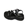 Casual Thi Sandals for Women Beachwear Summer Versatile Faionable Flat Heel PVC Material round Toe