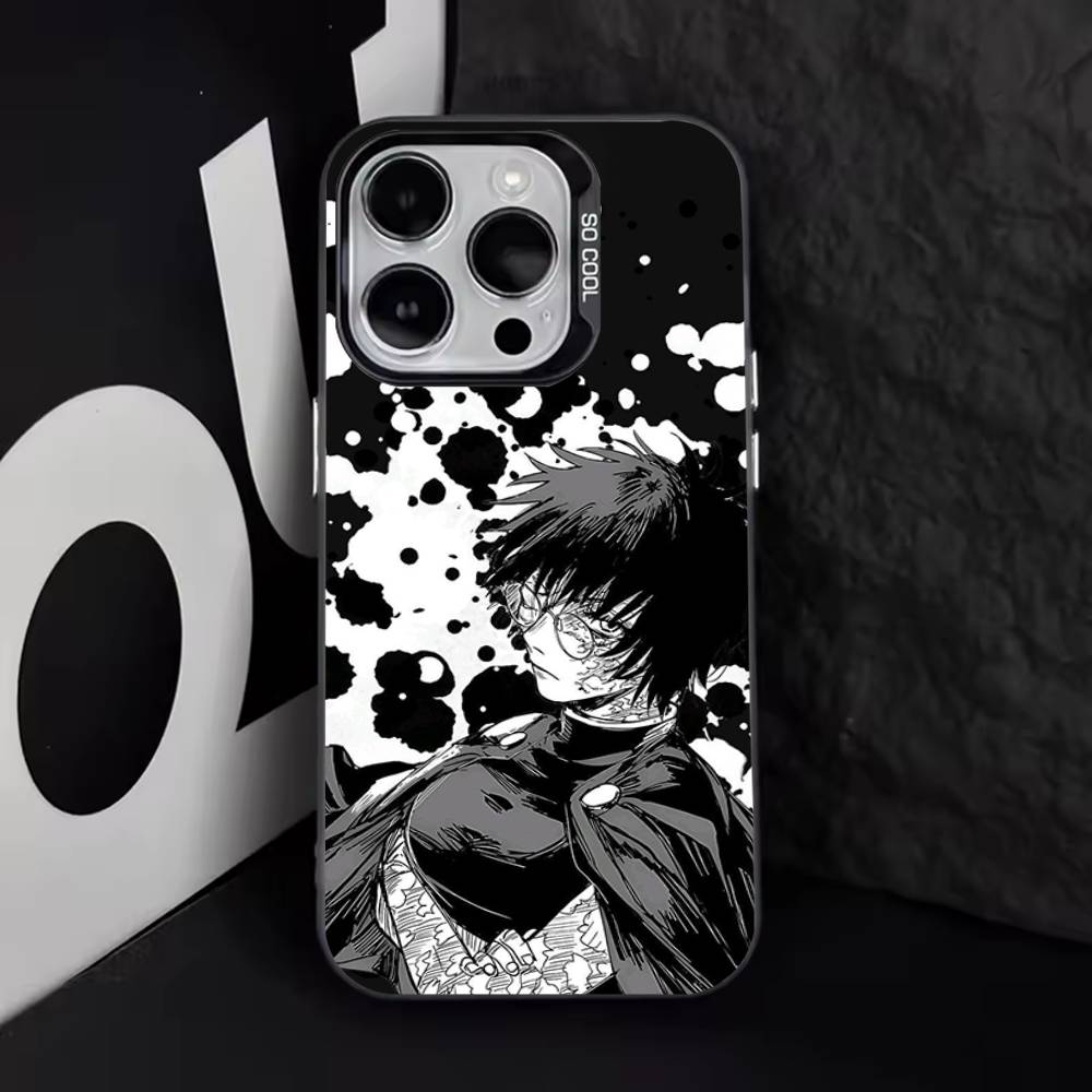 Чехол для телефона M-Maki Zenin Jujutsu Kaisen для iPhone 17,16,15,14,13,12,11,Pro,Max,Plus,E,Air,Mini Черный ТПУ Чехол