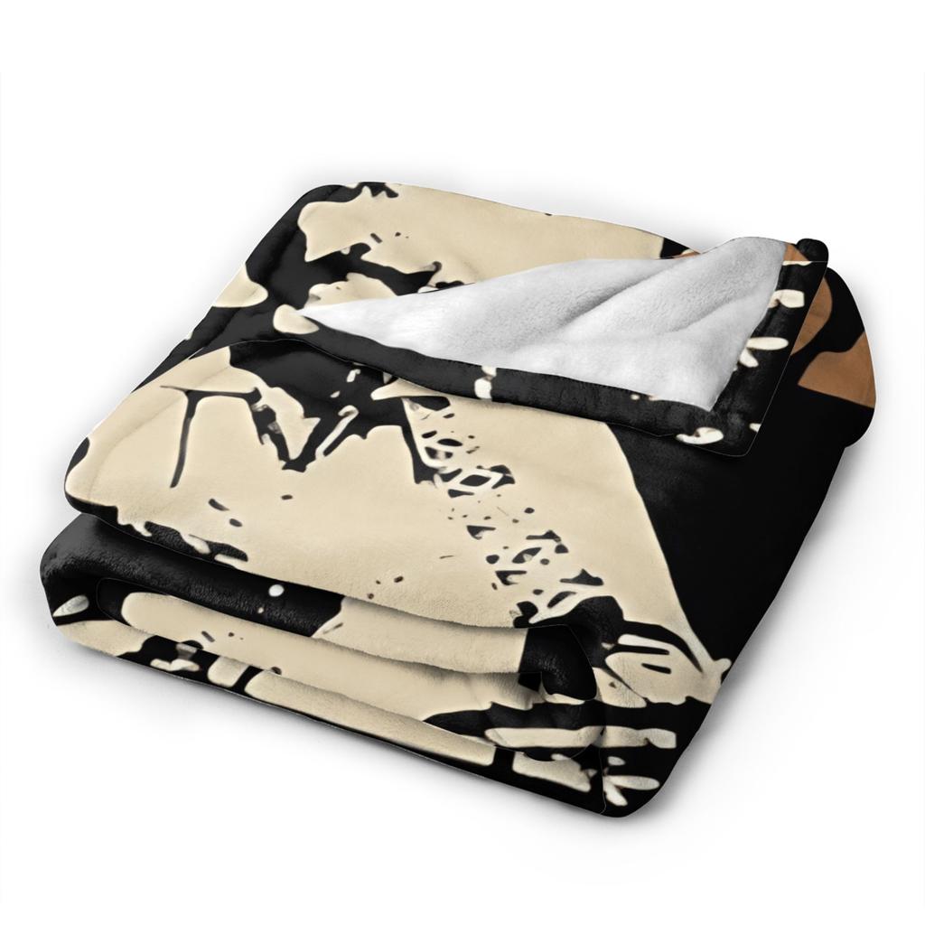 Action The Cash Face Johnny Cash Blanket Winter Super Warm Bedding Throws for Child Bedroom Novelty Bedspread Sofa Bed Cover