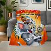 Tom & Jerry Cute & Cuddly Native American Tom & JerryBlanket Flannel Throw Blanket for Sofa, Bed, Travel, Camping, Office