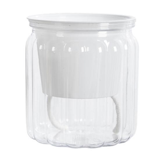 Цветочный горшок с дренажными отверстиями, отверстием для залива воды, автоматическим самополивом, гидропонный цветочный горшок, прозрачное основание, контейнер для растений