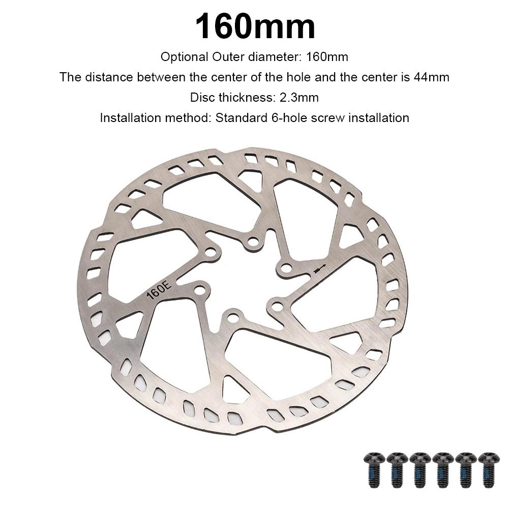Bicycle Disc Brake Rotor 160/180/203mm Thickness 2.3mm Bicycle Rotor Electric Scooter Rotor Bicycle Brake Rotor Bicycle Parts