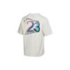 Solid Color Jumpman Logo Crew Neck Short Sleeve T-Shirt Men Tops White DM1419-901
