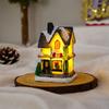 LED Christmas Light House Miniature House Xmas House Miniature  for Christmas Party