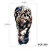 Tribal Lion Long-lasting Tattoo Sleeve Black Tattoo Sticker Temporary Tattoos Fake Tattoo Stickers